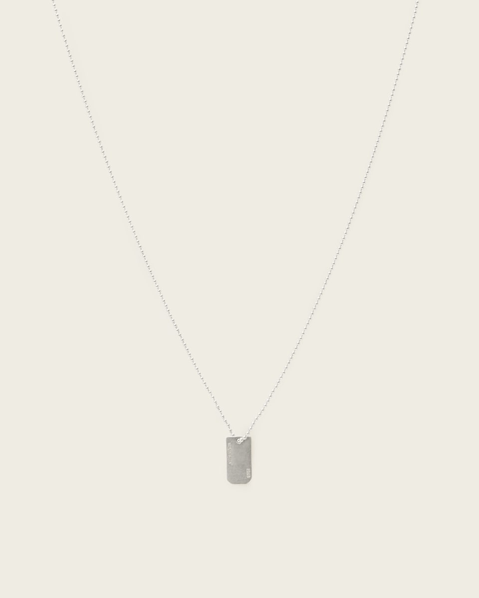 AllSaints Jake Dog Tag Necklace