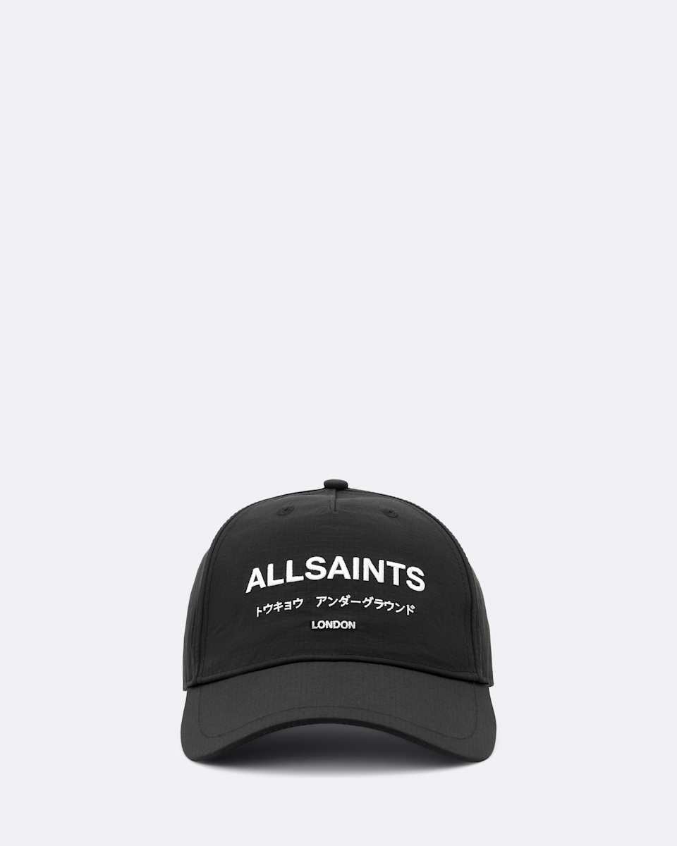 AllSaints Underground Nylon Logo Baseball Cap