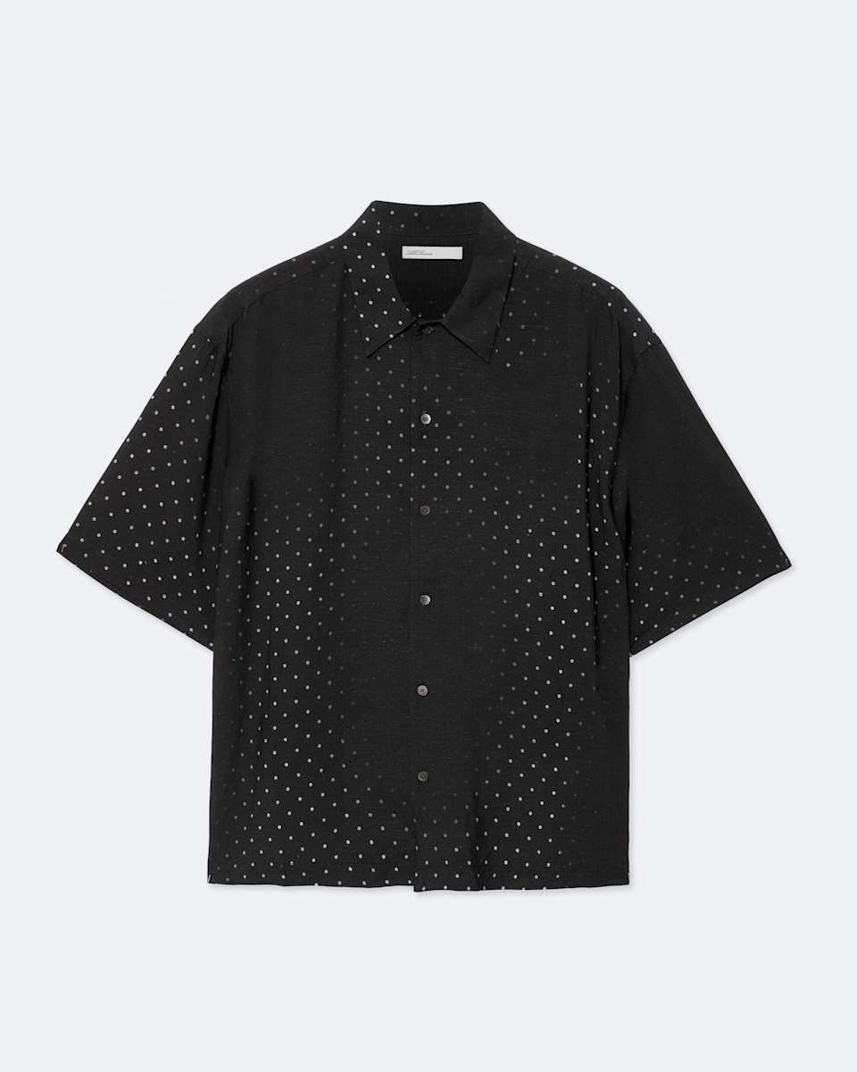 AllSaints Fade Oversized Polka-Dot Shirt