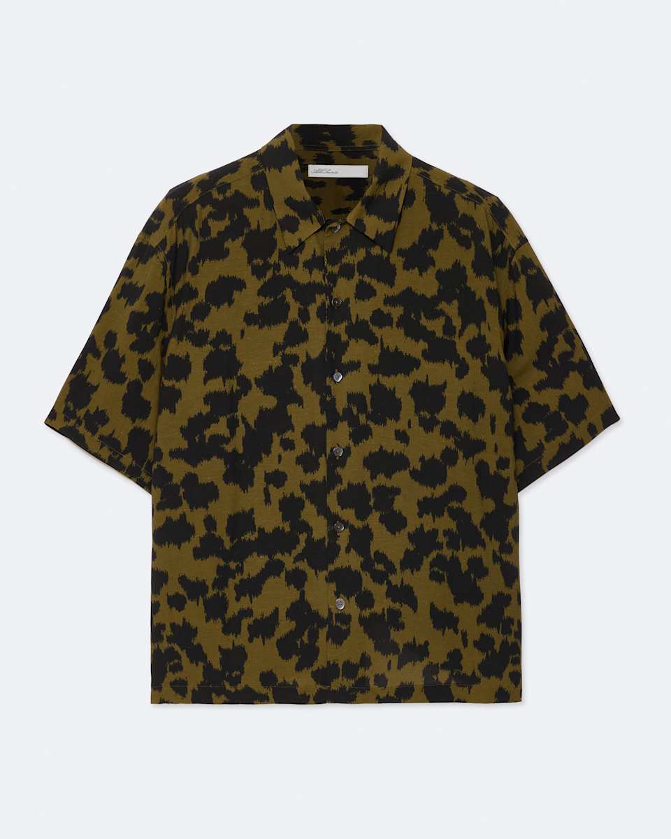 Leo Oversized Leopard-Print Shirt