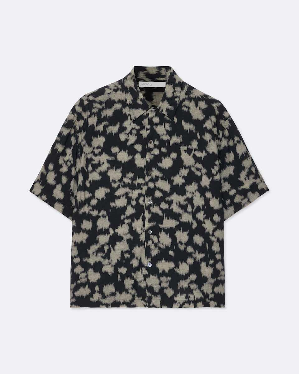 Leo Oversized Leopard-Print Shirt