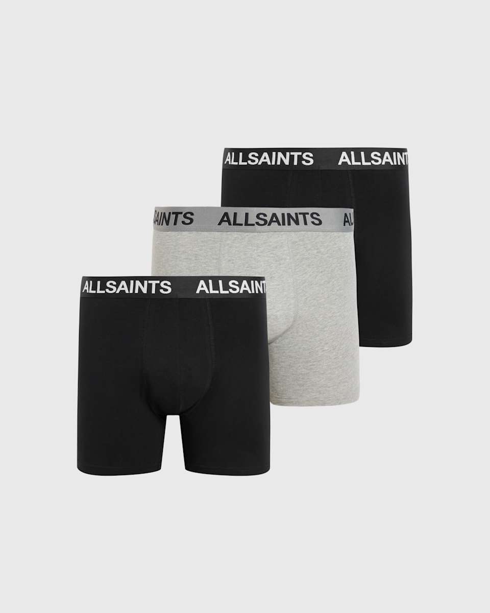 AllSaints AllSaints Logo Boxer Briefs 3 Pack