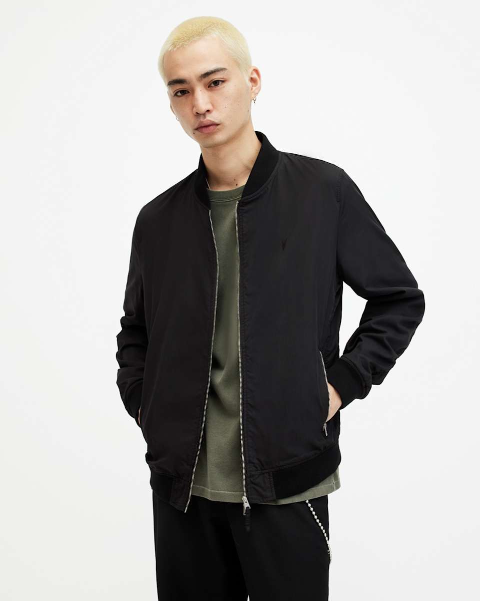 AllSaints Bassett Ramskull Bomber Jacket