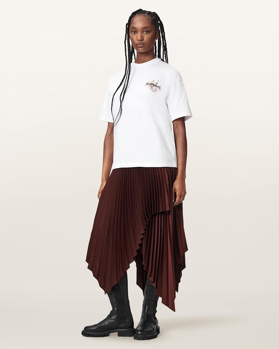 AllSaints Elisa Pleated Skirt