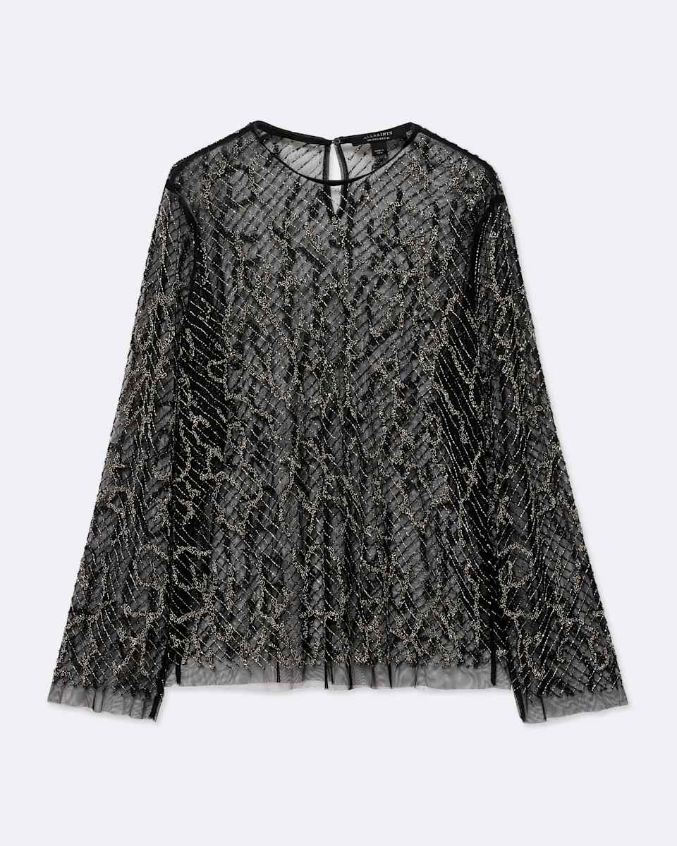 AllSaints Minty Embellished Top