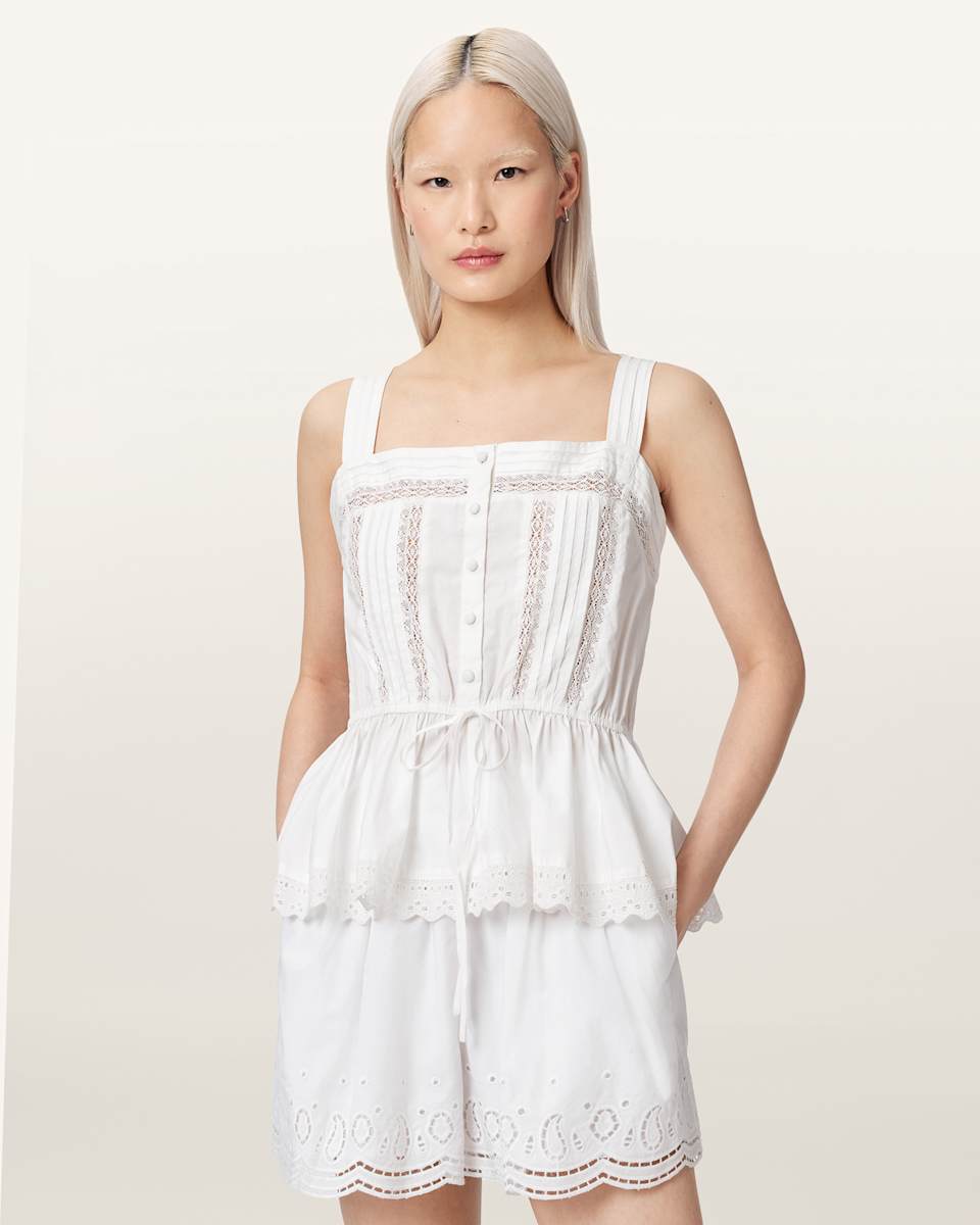 Gwen Boxy Lace Top