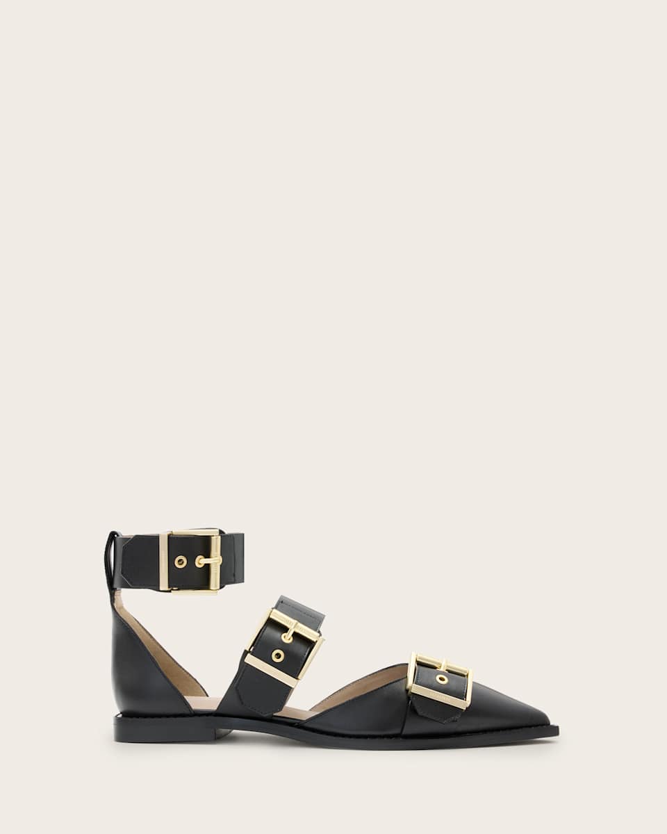 Sutton Leather Pointed Toe Shoes