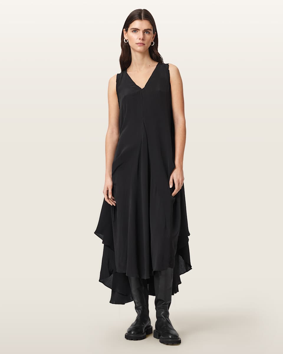 AllSaints Sybil Sleeveless Midi Dress