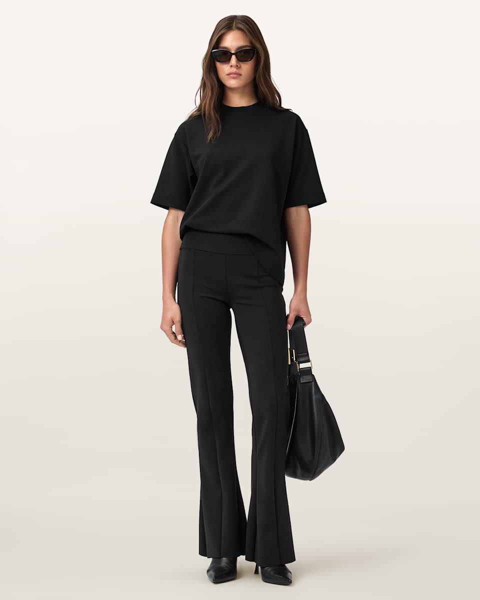Rebecca Zip Flared Pants