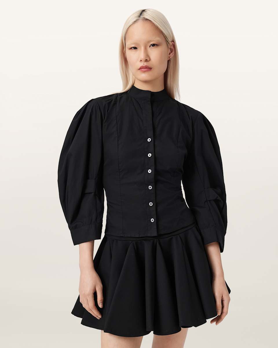 AllSaints Maud Lace Up Shirt