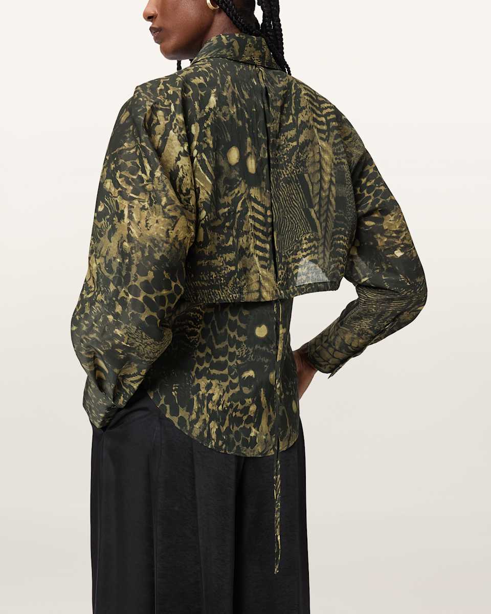 AllSaints Cory Relaxed Fit Printed Shirt