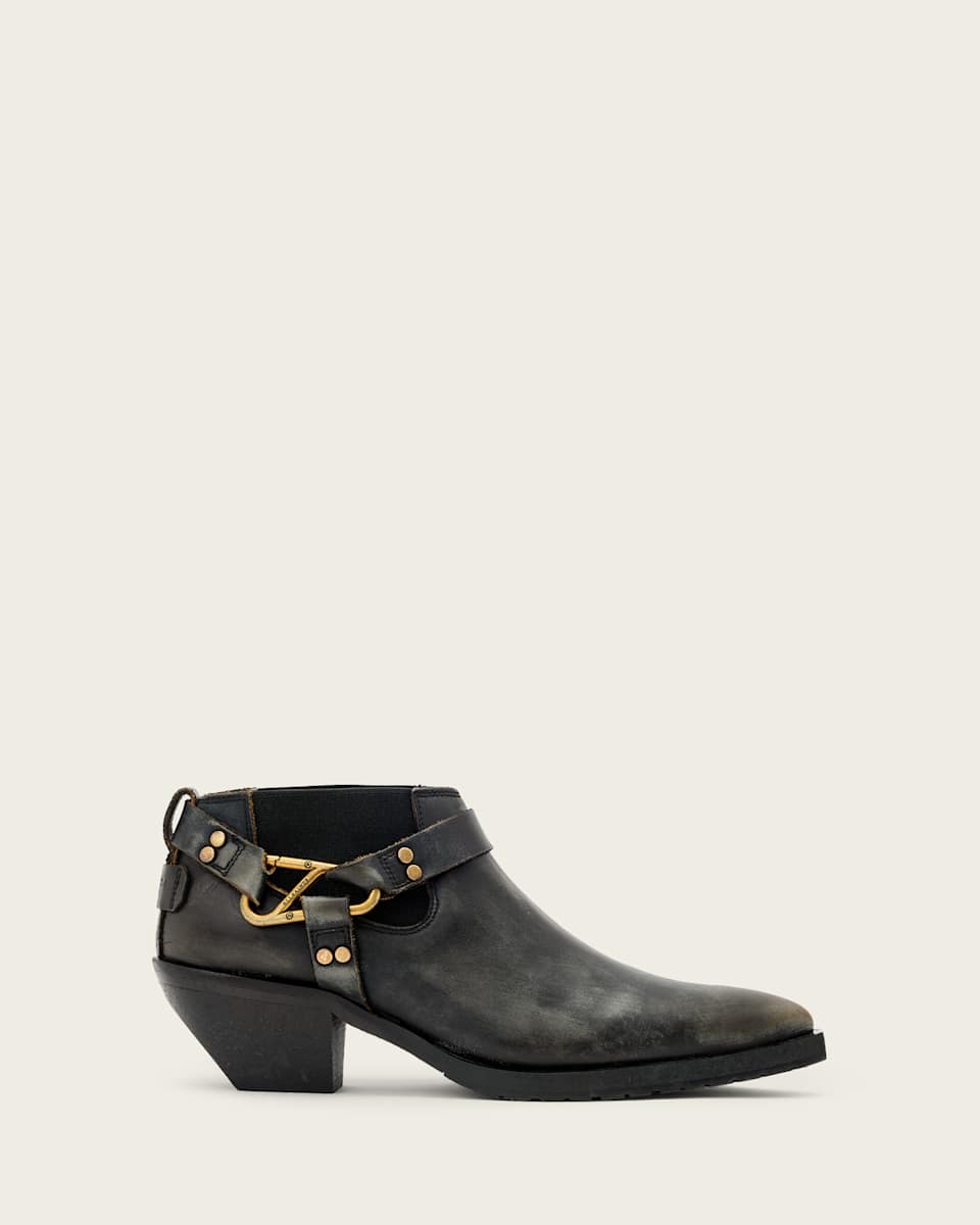 AllSaints Maisy Carabiner Heeled Boots