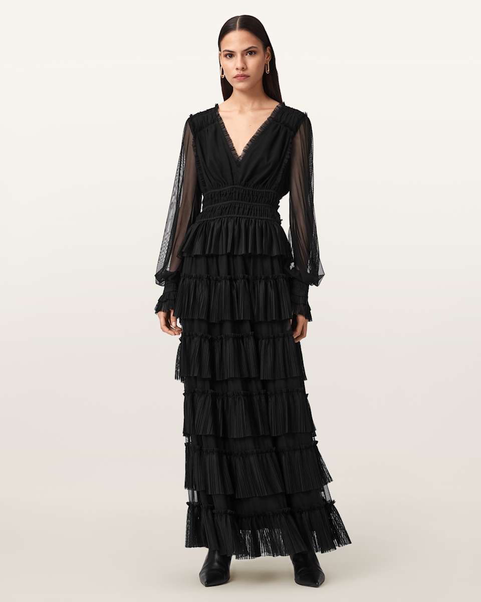 Xantara Shirred Maxi Dress