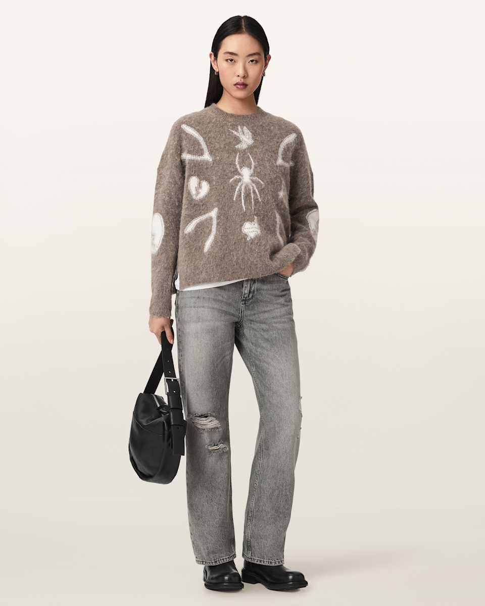 AllSaints Charm Alpaca-Blend Sweater