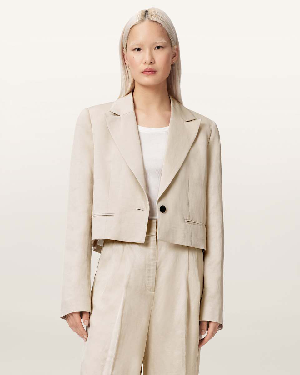 Helena Single Breasted Cropped Blazer