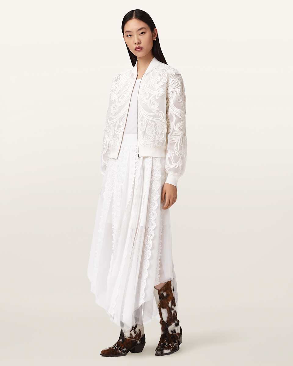 Vashtie Lace Maxi Skirt