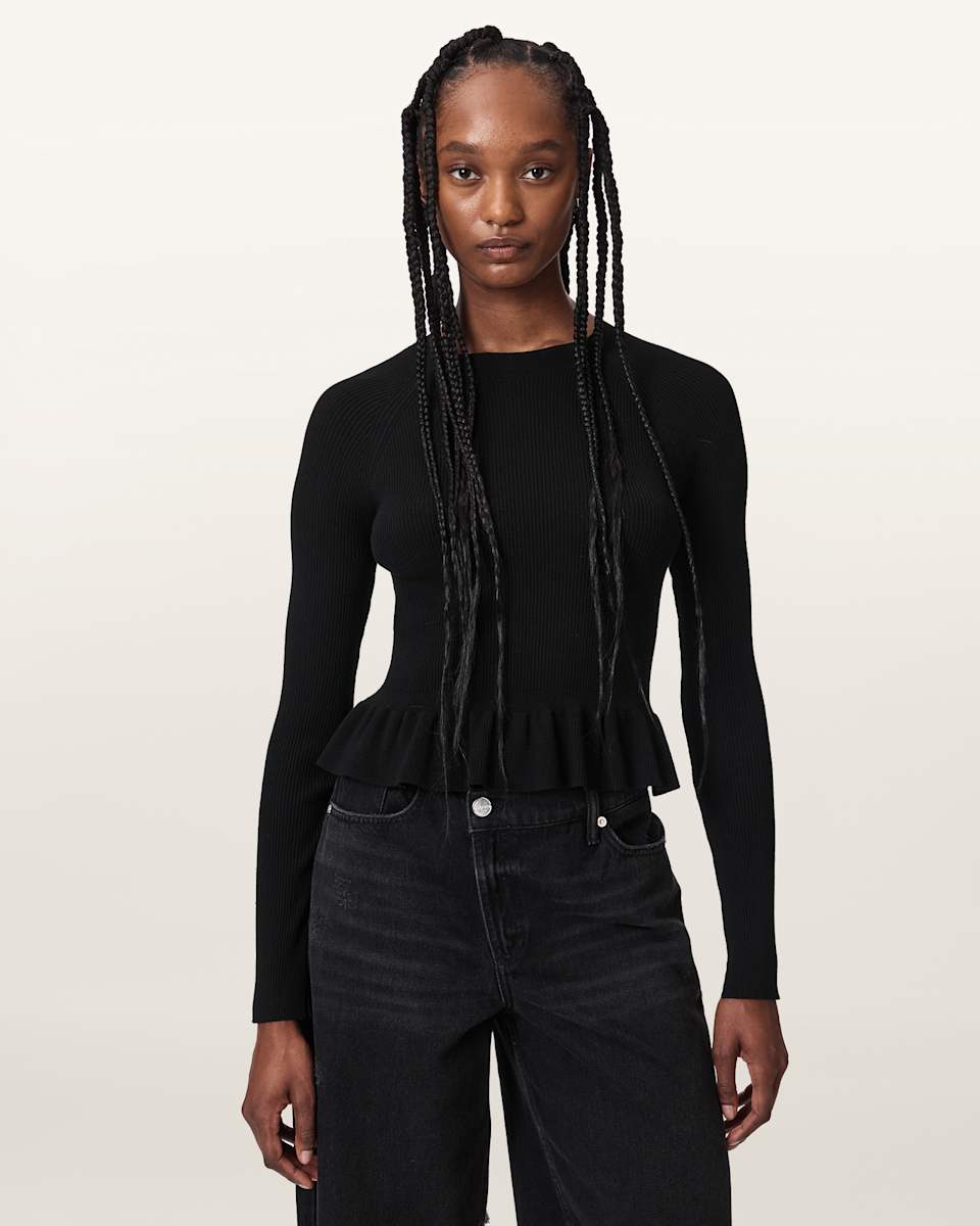 AllSaints Jas Lightweight Fitted Sweater
