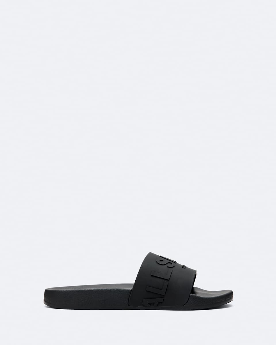 AllSaints Biggy Slip On Logo Sliders