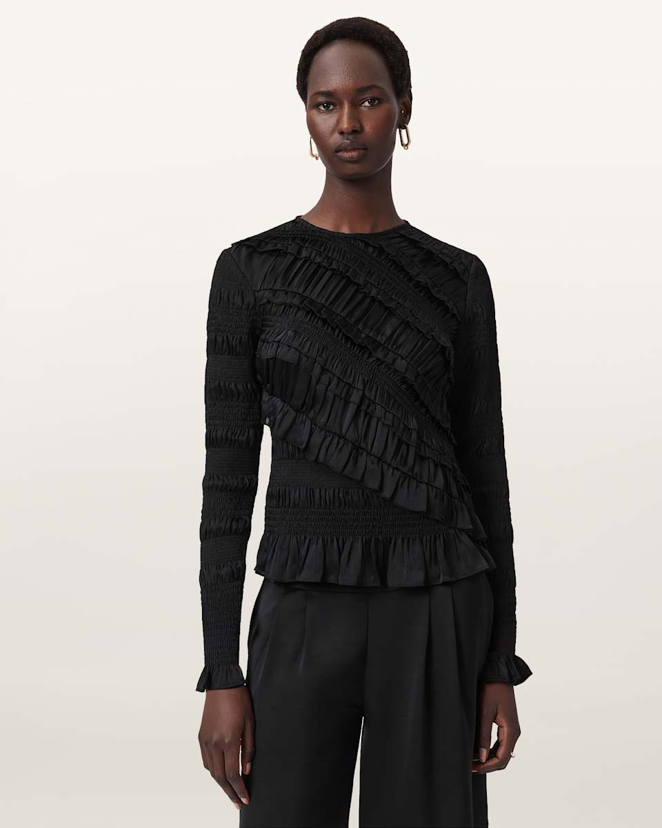 AllSaints Nyla Long Sleeve Top