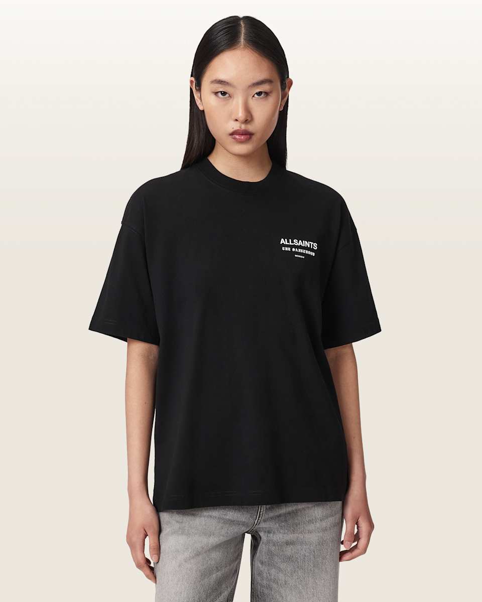 AllSaints Eliana Etta Oversized Graphic T-Shirt