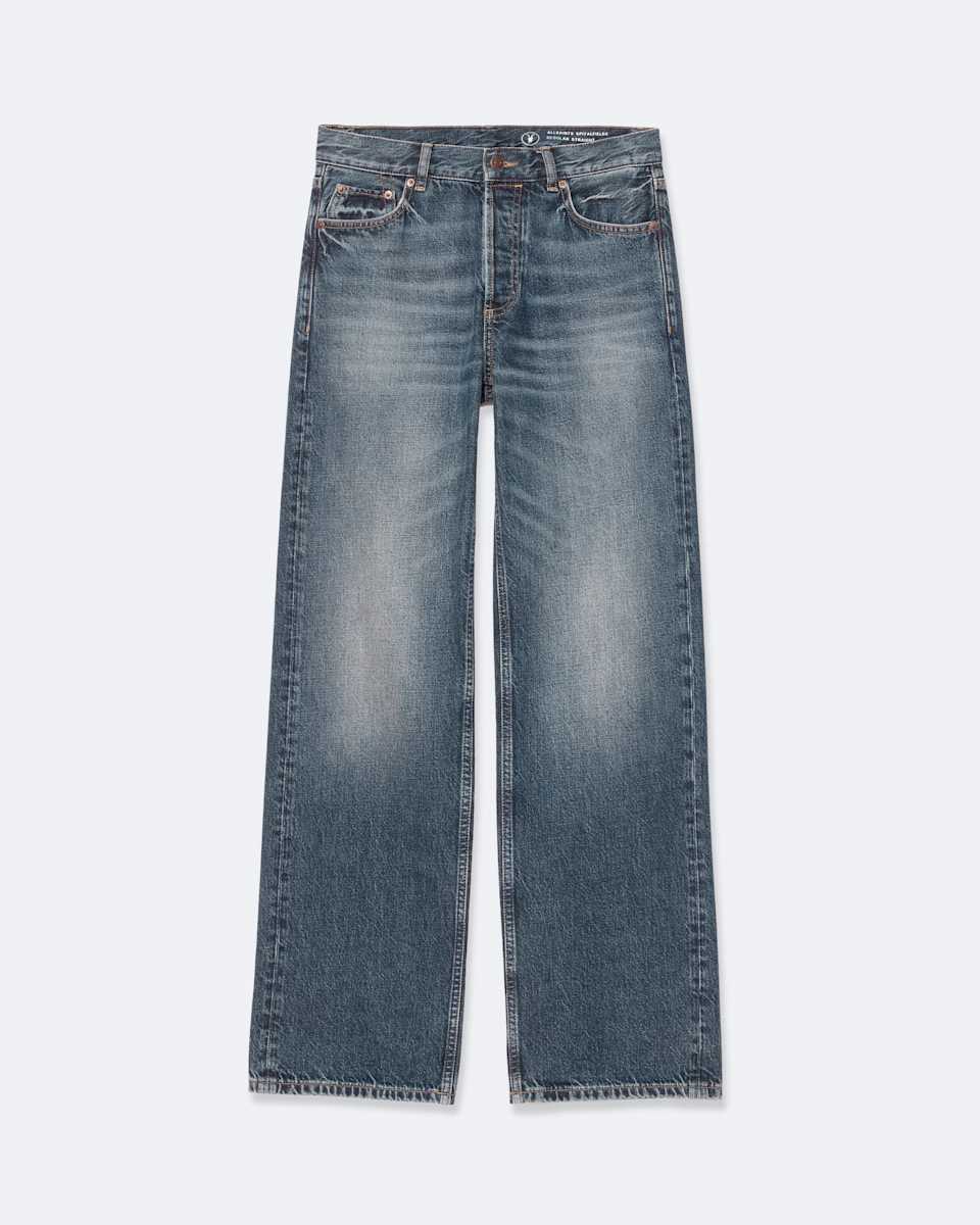 AllSaints Cohen Mid-Rise Straight Leg Jeans