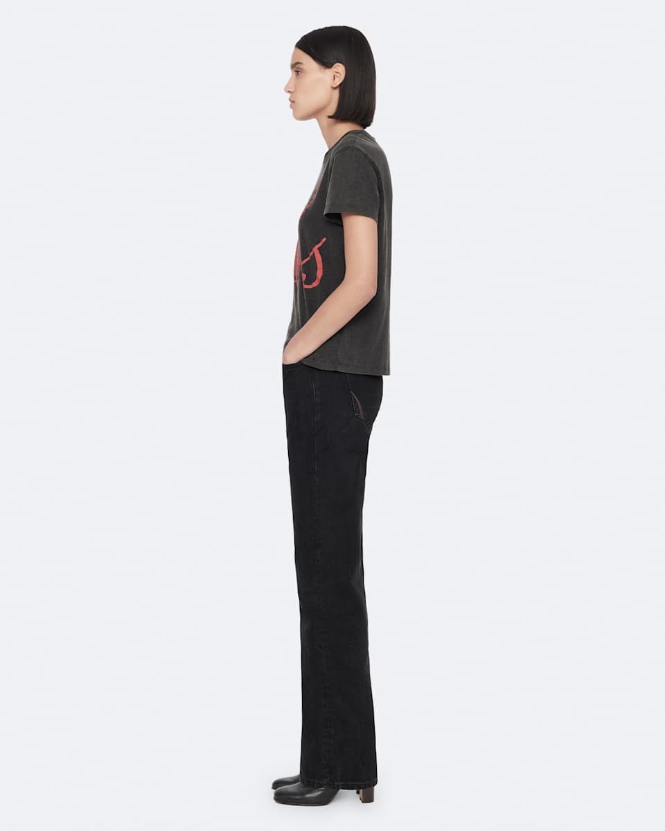 AllSaints Cohen Mid-Rise Straight-Leg Jeans