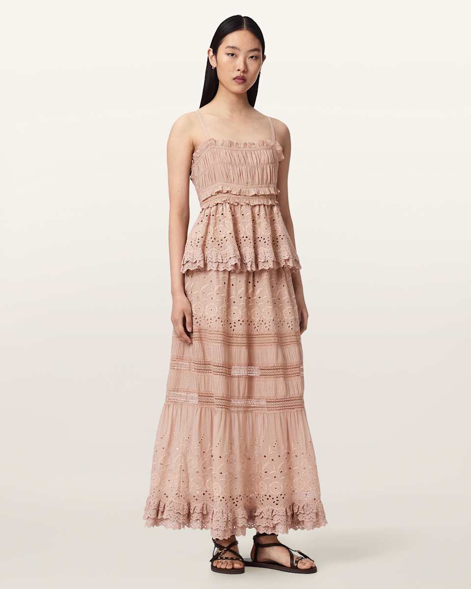 Tiered Maxi Skirt