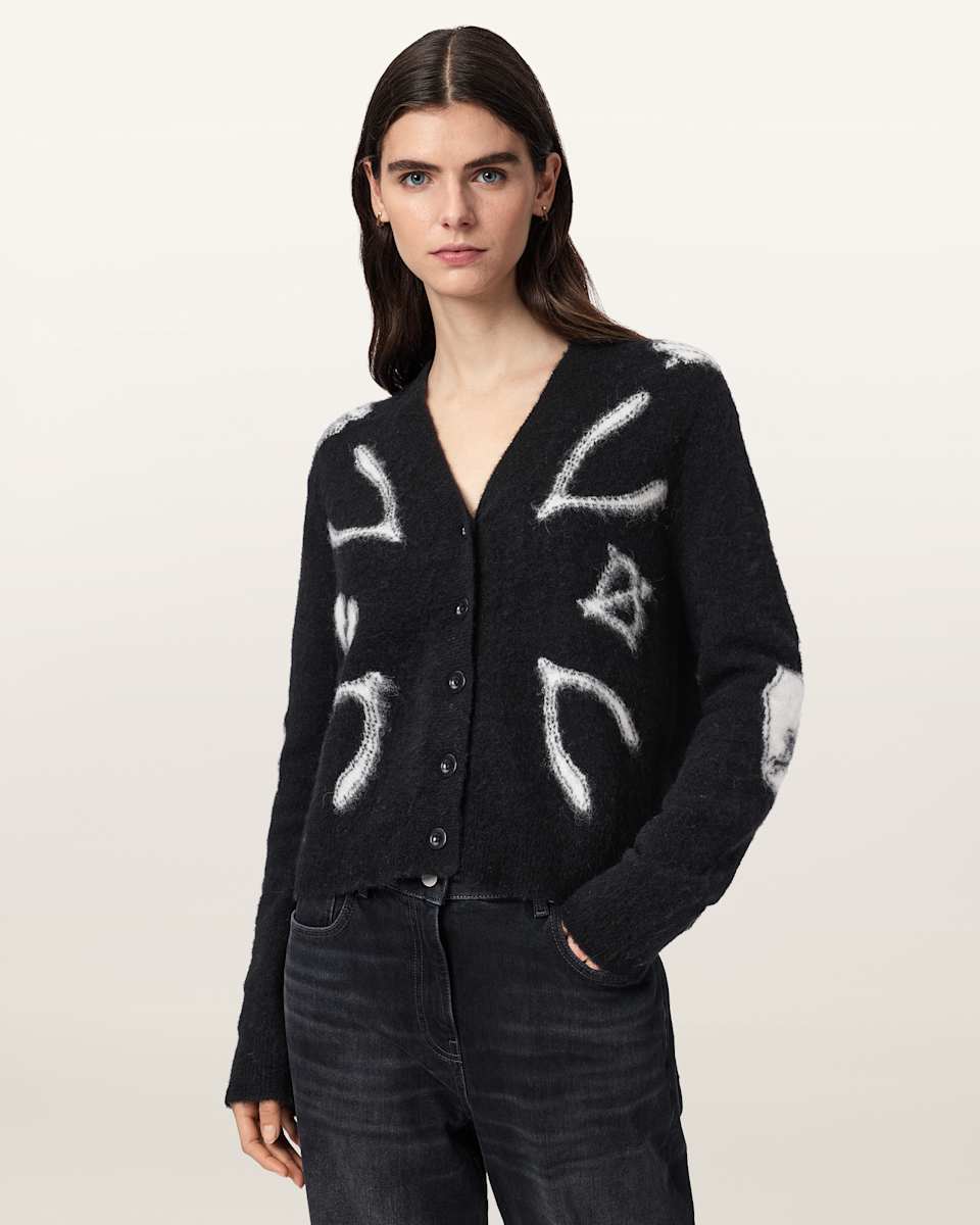 AllSaints Charm Alpaca-Blend Cardigan