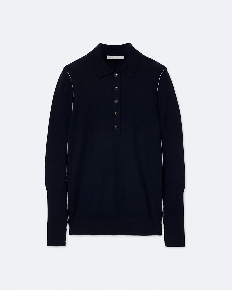 Martel Merino Wool Knitted Polo Shirt