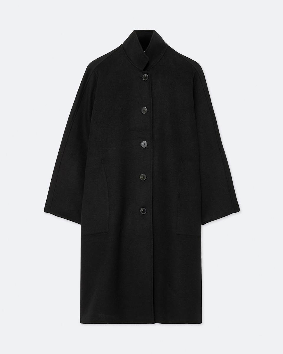 Effie Wool-Blend Cocoon Coat