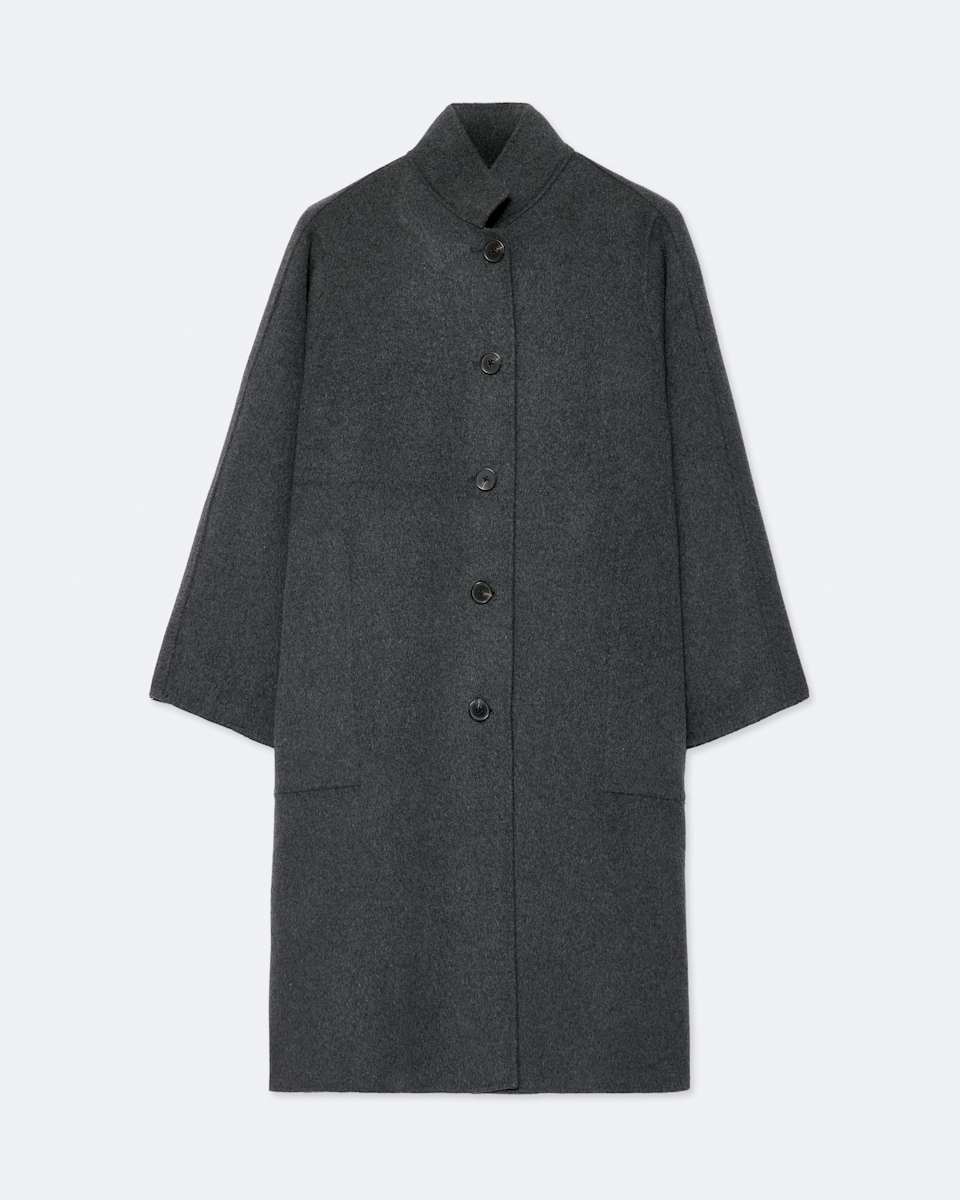 Effie Wool-Blend Cocoon Coat