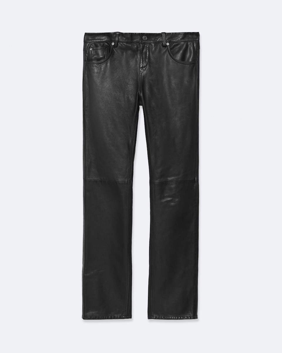 AllSaints Riella Leather Bootcut Pants