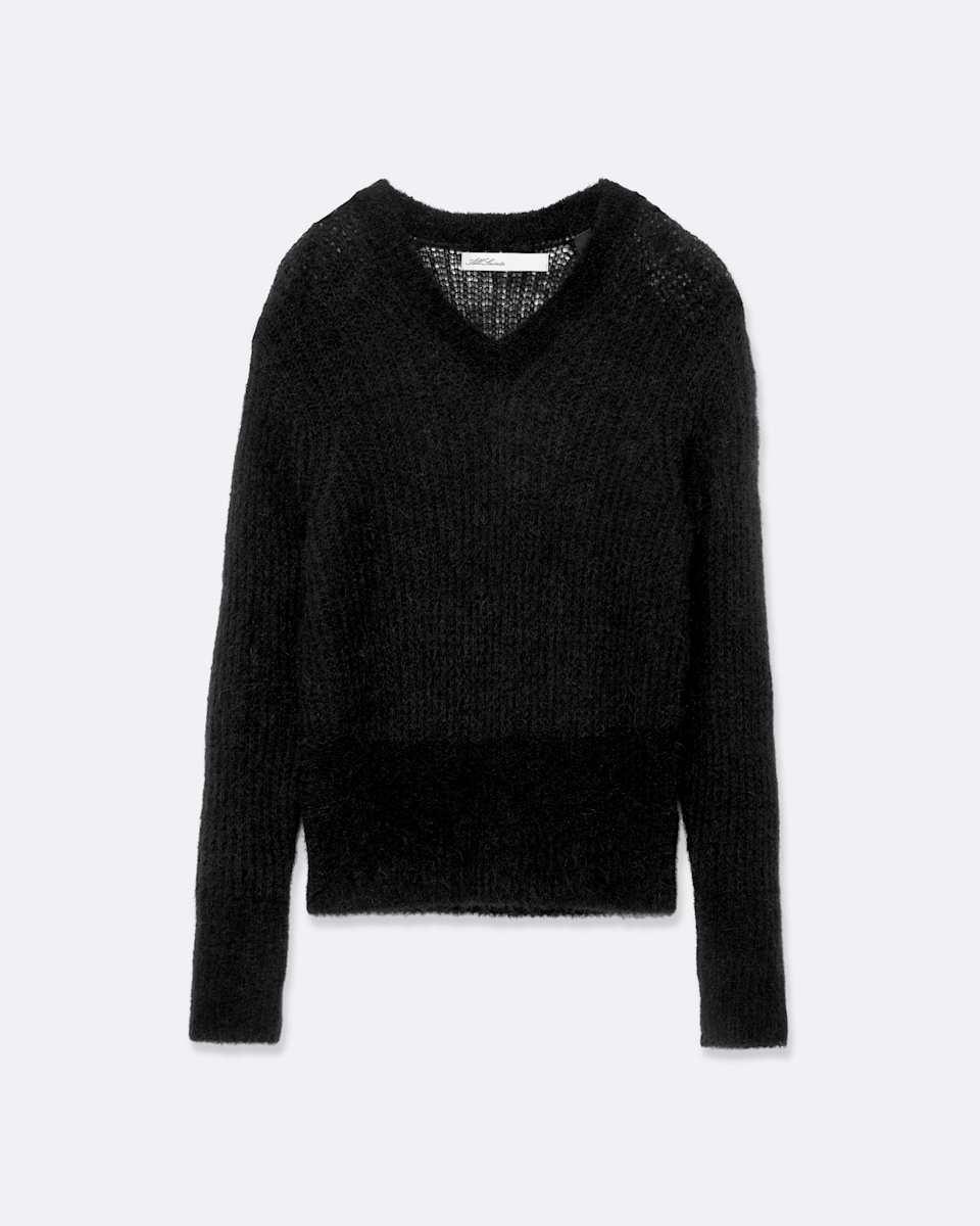 Mabel Alpaca-Blend V-Neck Sweater