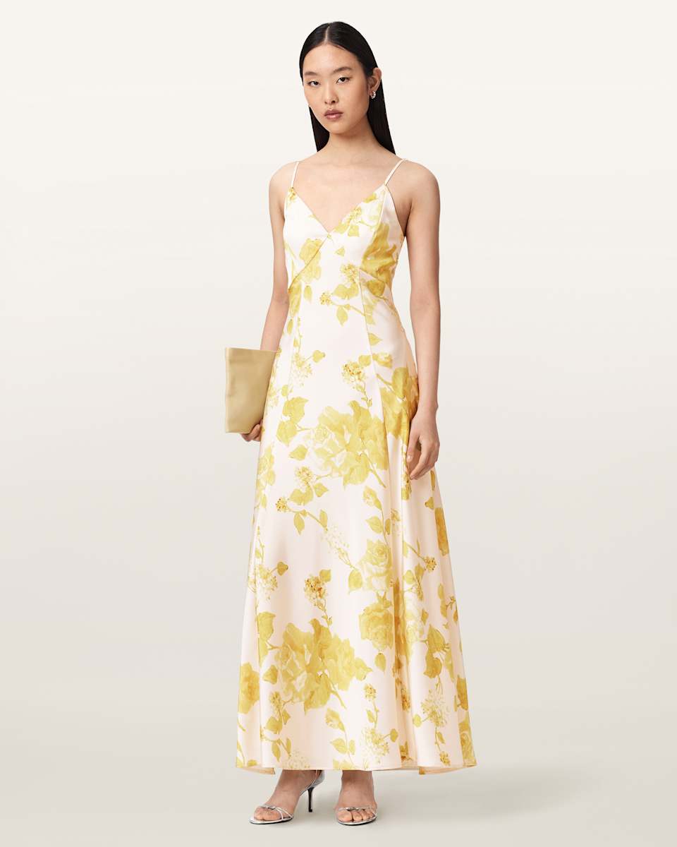 AllSaints Irina Floral Slip Dress