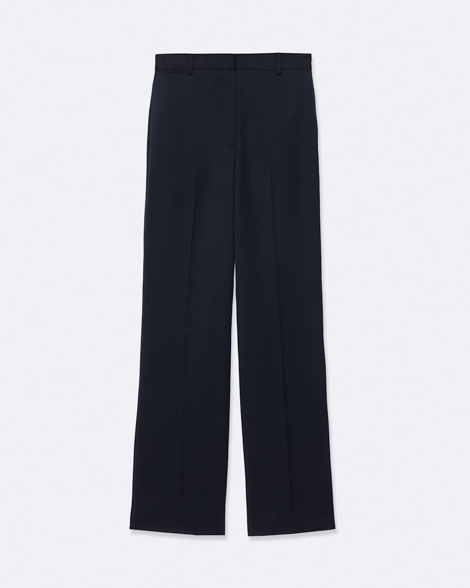 Elysia Mid-Rise Slim-Fit Tailored Pants