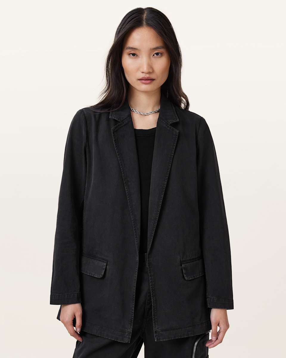 AllSaints Aleida Denim Blazer