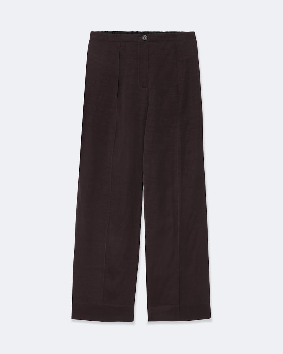 Leonie Mid-Rise Satin Wide-Leg Pants