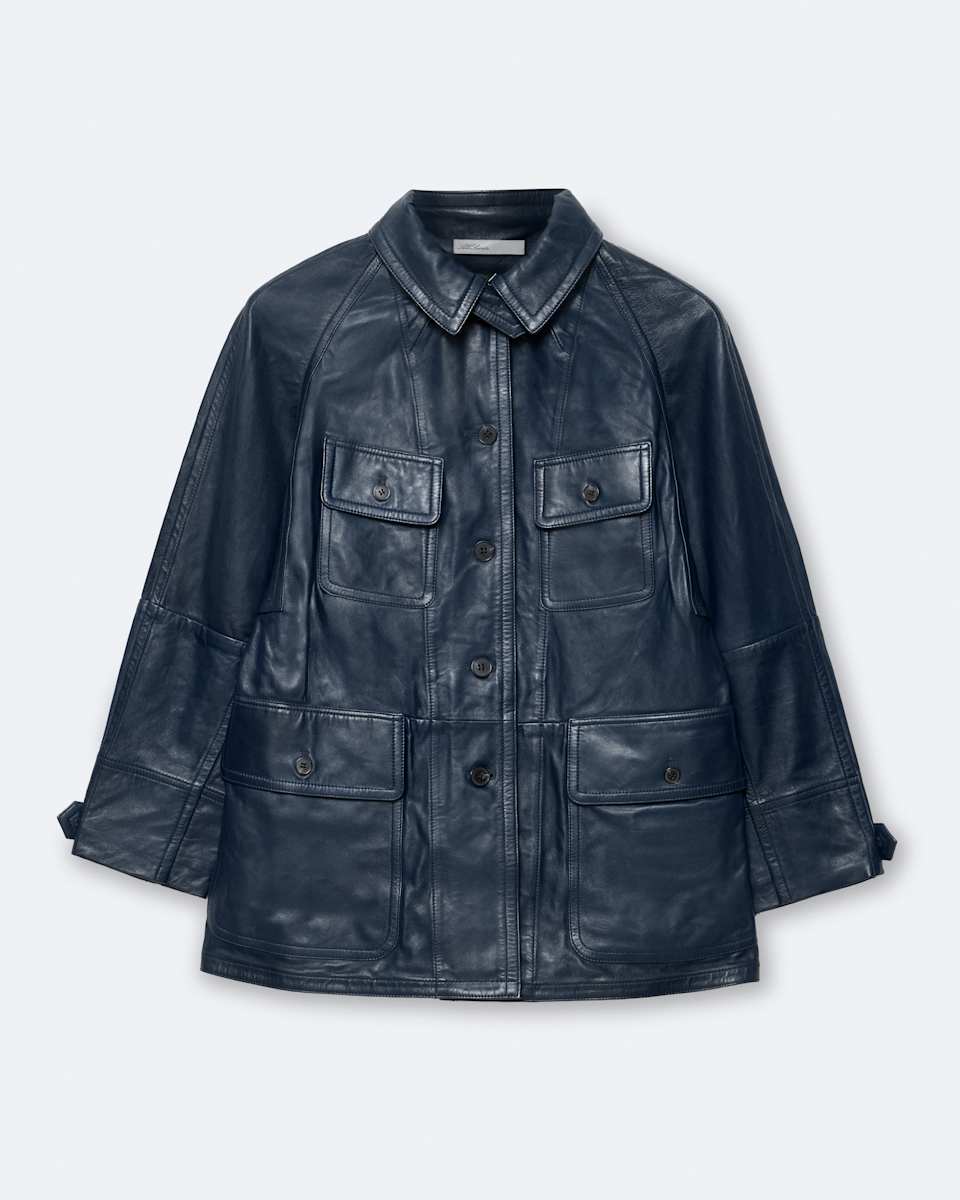 AllSaints Roiya Leather Hunting Jacket