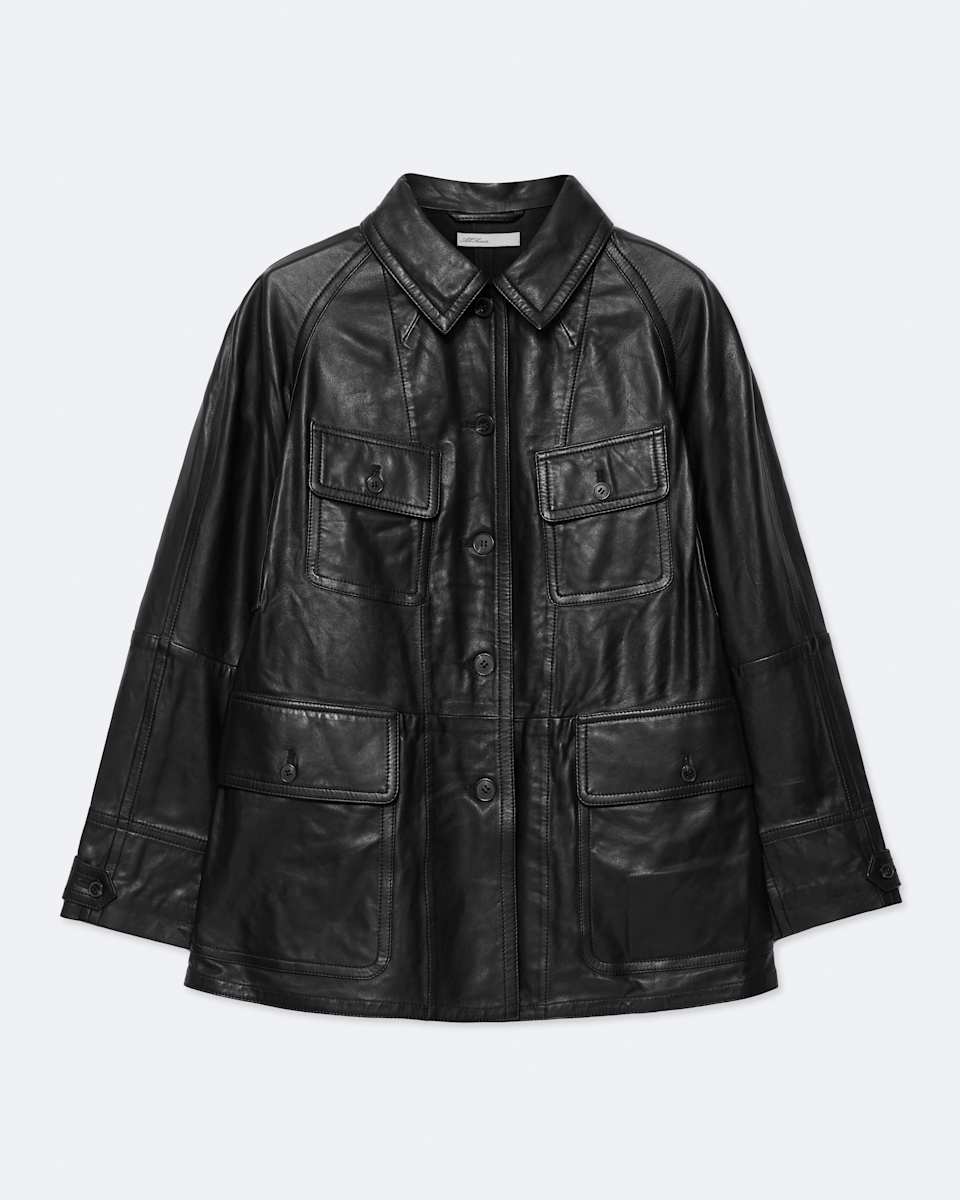 Roiya Leather Hunting Jacket
