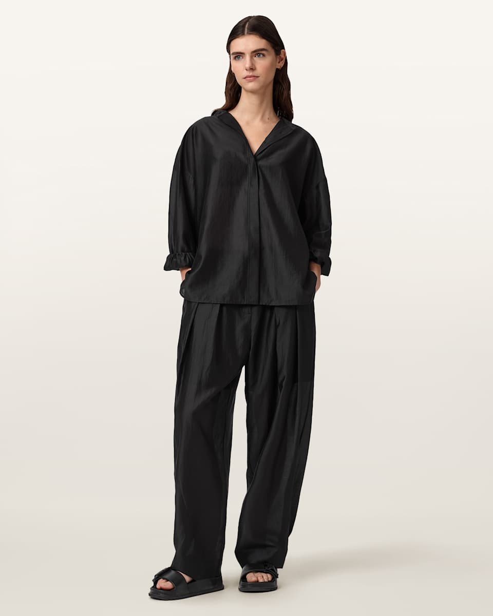Becca Wide Leg Sheer Pants