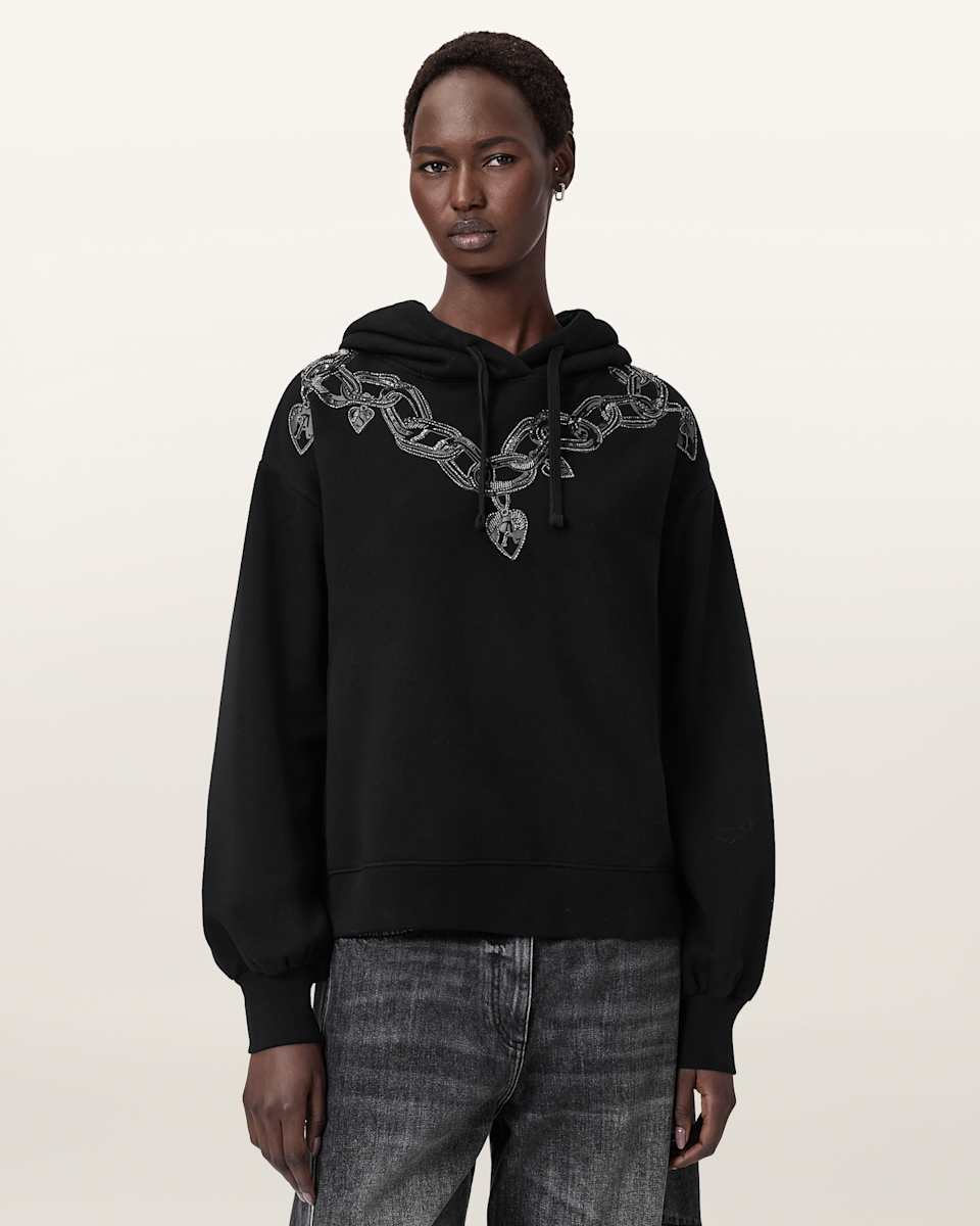AllSaints Drip Rihan Oversized Hoodie