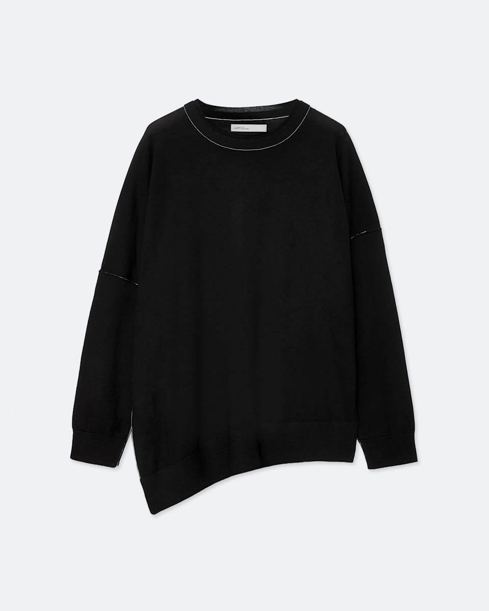 Martel Asymmetric Merino Wool Sweater