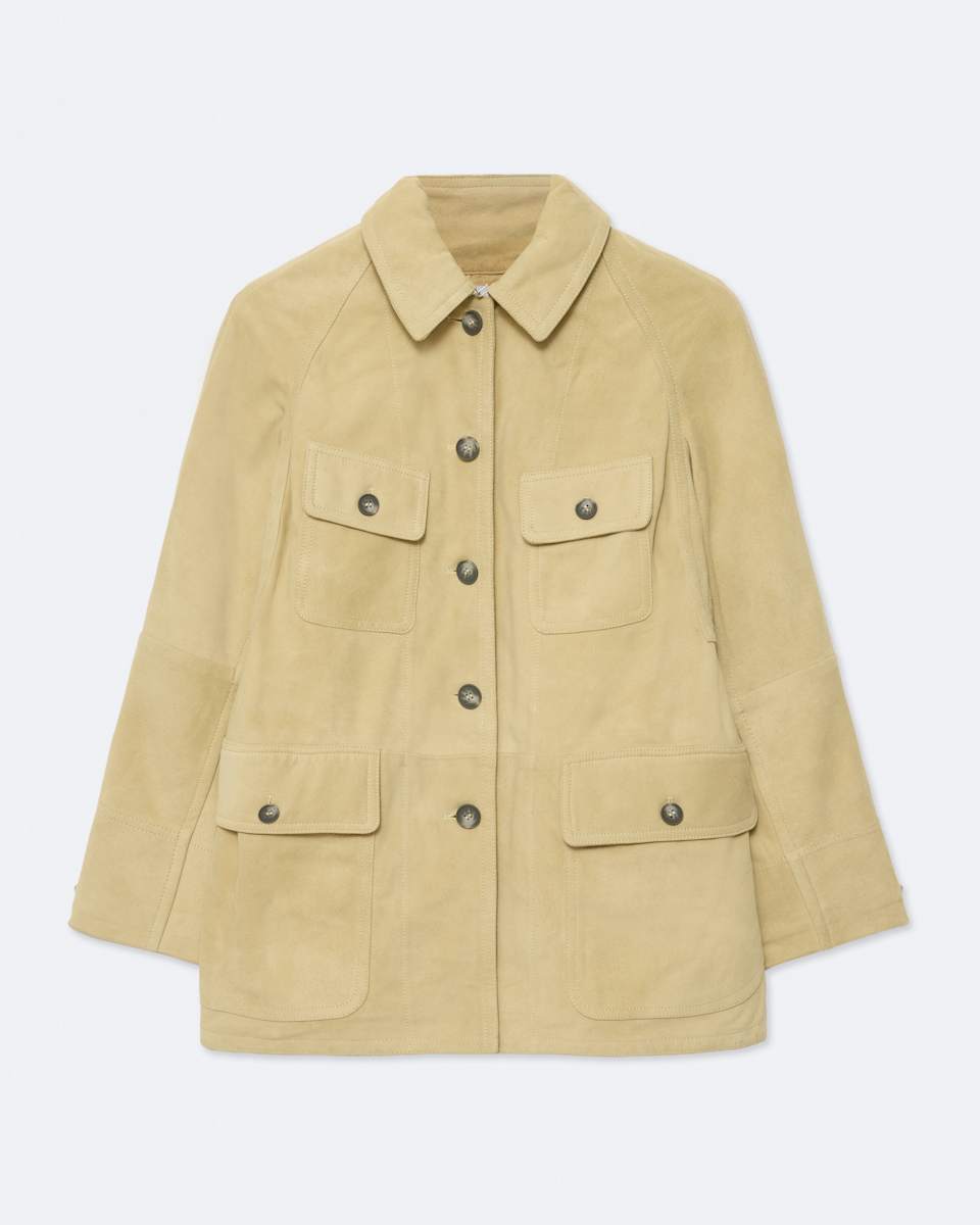 AllSaints Roiya Suede Hunting Jacket