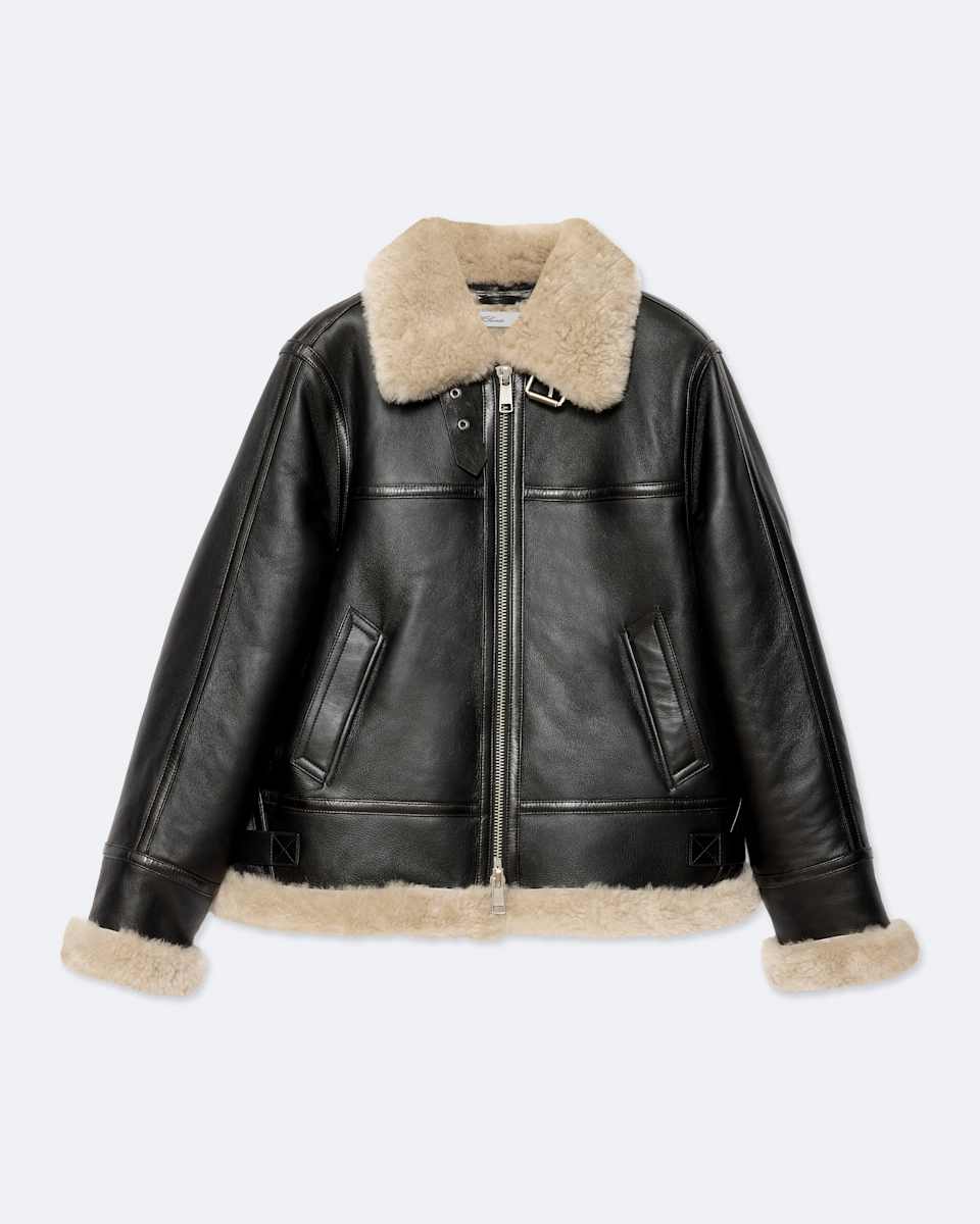 AllSaints Lennox Relaxed-Fit Shearling Jacket