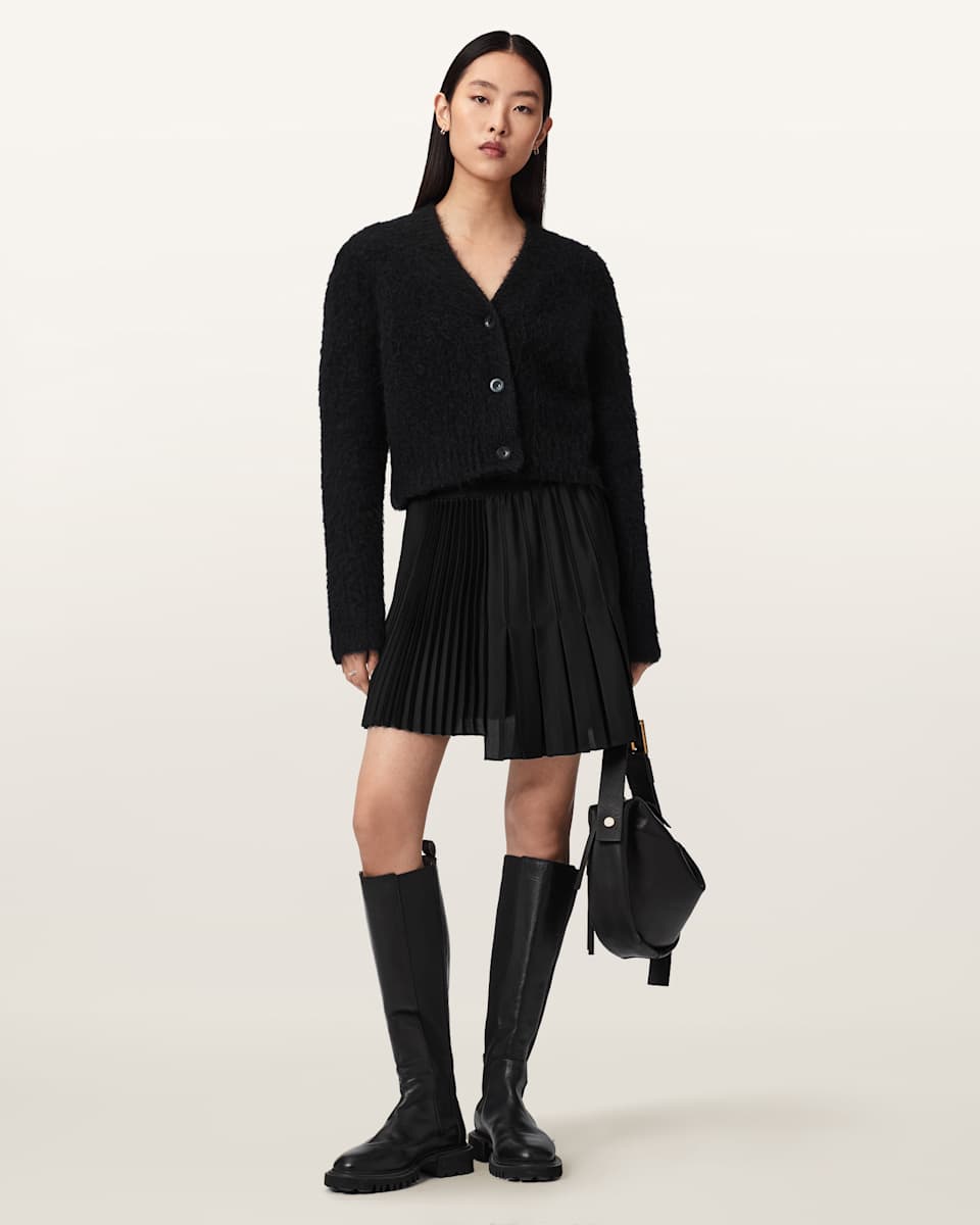 AllSaints Jax Asymmetric Mini Skirt