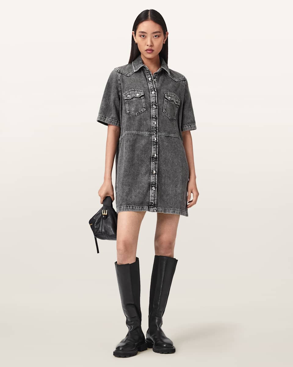 Rock Denim Mini Dress