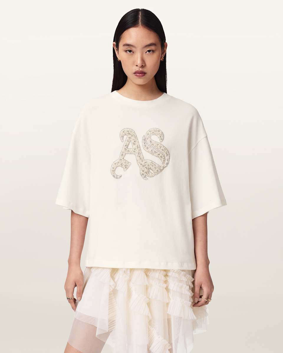 Icon Amelie Oversized Embellished T-Shirt