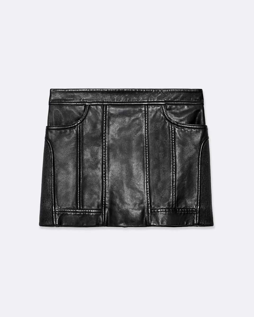 Endry Leather Mini Skirt