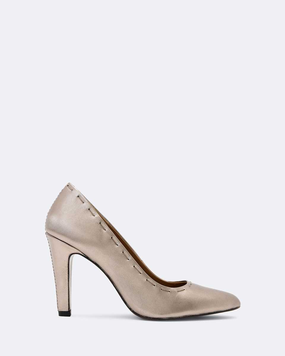 Anna Hand-Stitch Almond-Toe Court Shoe