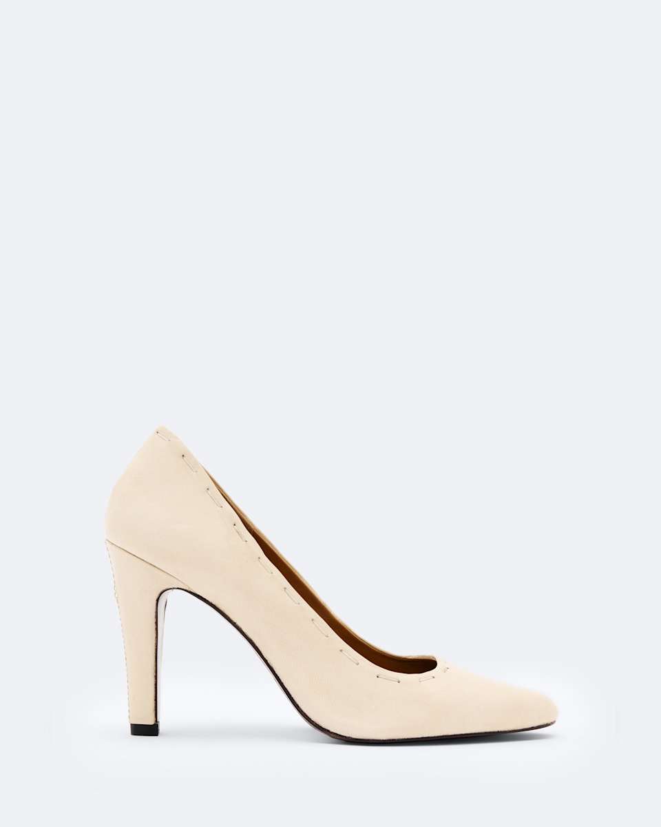 Anna Hand-Stitch Almond-Toe Court Shoe